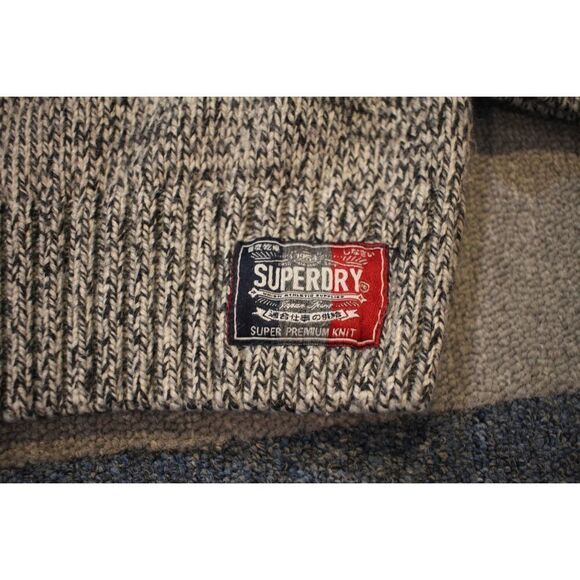 Super Dry Dept State 1954 JPN Grey Sweater - Size XL Super Premium Knit - Picture 3 of 5
